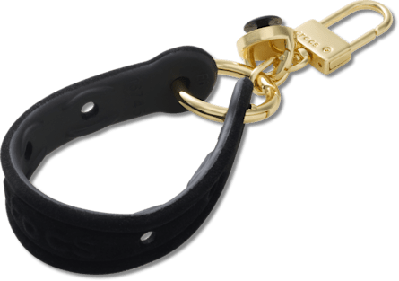 Classic Wristlet Velvet Bag Charm - Black