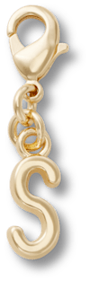 Gold Letter S Charm