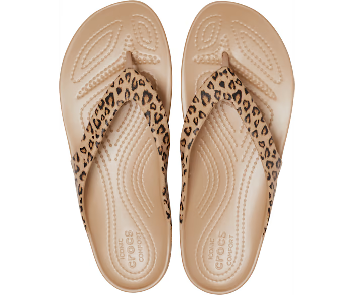 Crocs Kadee II Leopard Flip ALT120