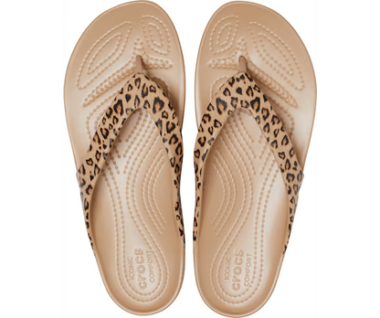 Crocs Kadee II Leopard Flip ALT120