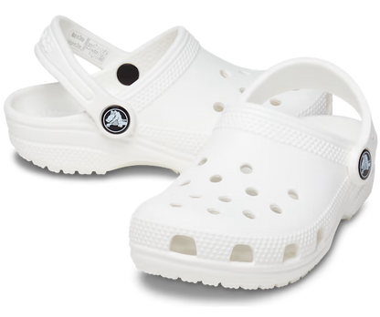 Crocs Toddler Classic Clog - White ALT110