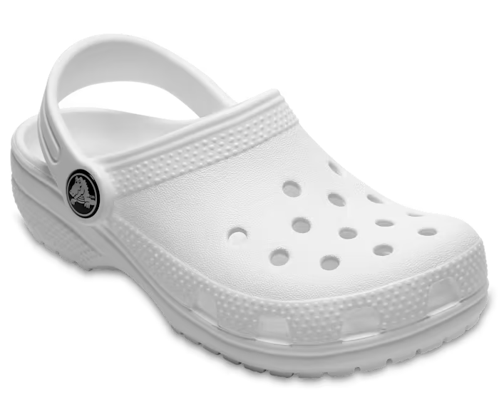 Crocs Kids' Classic Clog - White ALT140