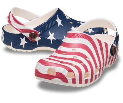 Crocs Kids’ Classic American Flag Clog ALT110