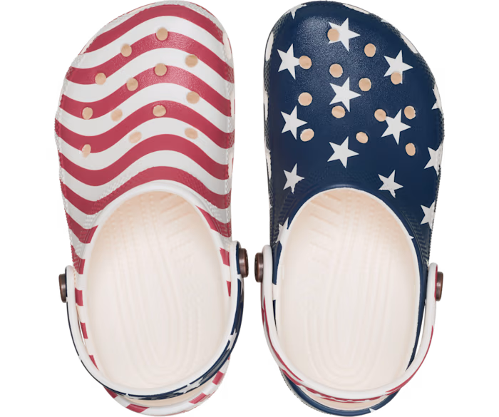 Crocs Kids’ Classic American Flag Clog ALT120