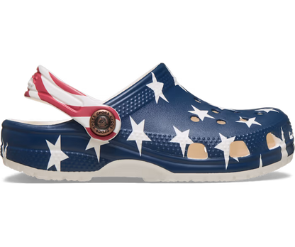 Crocs Toddler Classic American Flag Clog ALT100