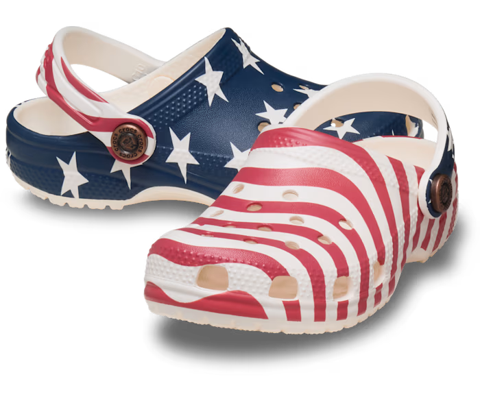 Crocs Toddler Classic American Flag Clog ALT110