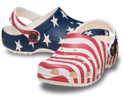 Crocs Toddler Classic American Flag Clog ALT110