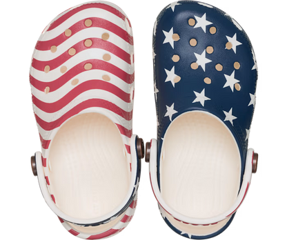 Crocs Toddler Classic American Flag Clog ALT120