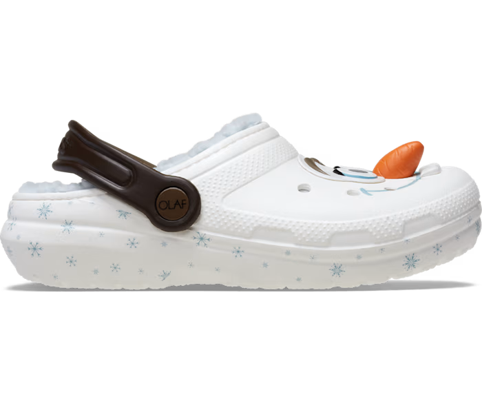 Crocs Kids' Disney Frozen Olaf Lined Classic Clog ALT100