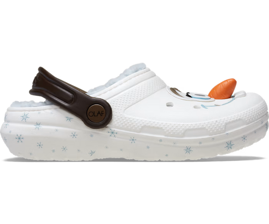 Crocs Kids' Disney Frozen Olaf Lined Classic Clog ALT100