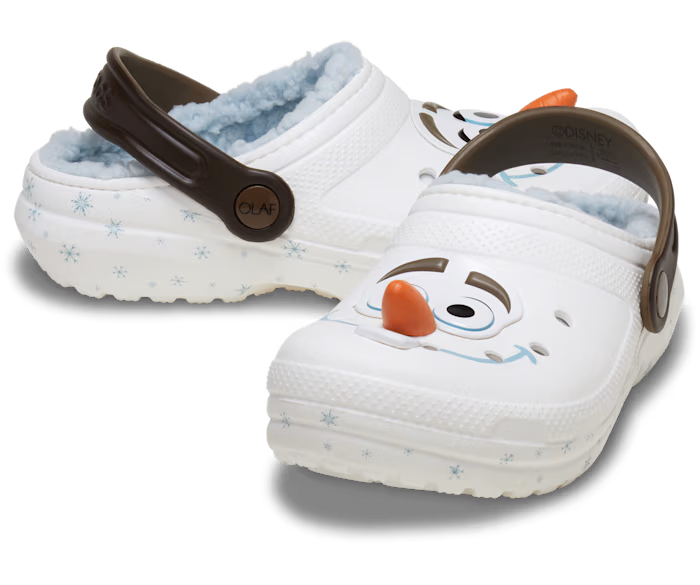 Crocs Kids' Disney Frozen Olaf Lined Classic Clog ALT110