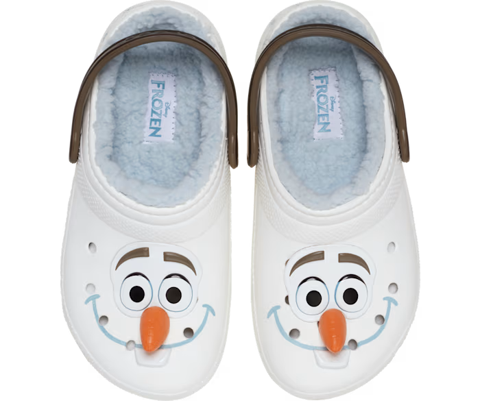 Crocs Kids' Disney Frozen Olaf Lined Classic Clog ALT120