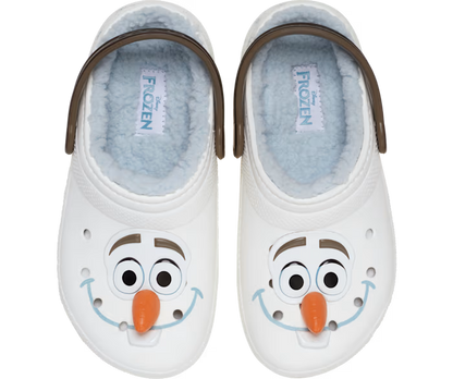 Crocs Kids' Disney Frozen Olaf Lined Classic Clog ALT120