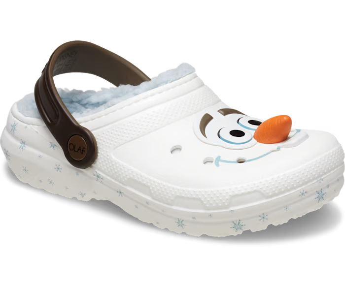 Crocs Kids' Disney Frozen Olaf Lined Classic Clog ALT140