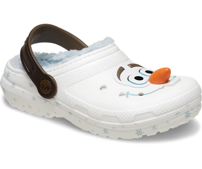 Crocs Kids' Disney Frozen Olaf Lined Classic Clog ALT140