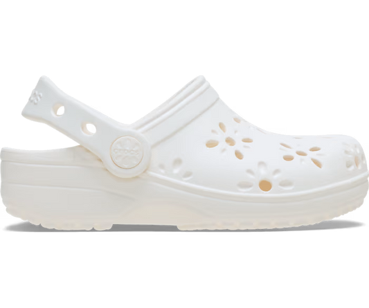 Crocs Toddler Classic Floral Cut-Out Clog ALT100