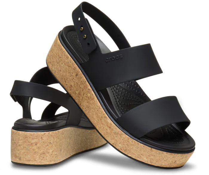Crocs Brooklyn Low Wedge Cork Sandal ALT110
