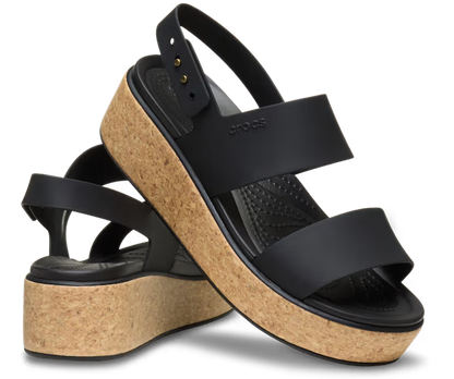 Crocs Brooklyn Low Wedge Cork Sandal ALT110