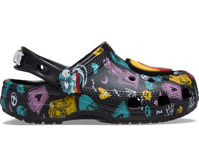 Crocs Toddlers’ Disney Tim Burton's The Nightmare Before Christmas Jack and Sally Classic Clog ALT120