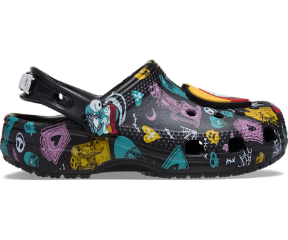 Crocs Toddlers’ Disney Tim Burton's The Nightmare Before Christmas Jack and Sally Classic Clog ALT120