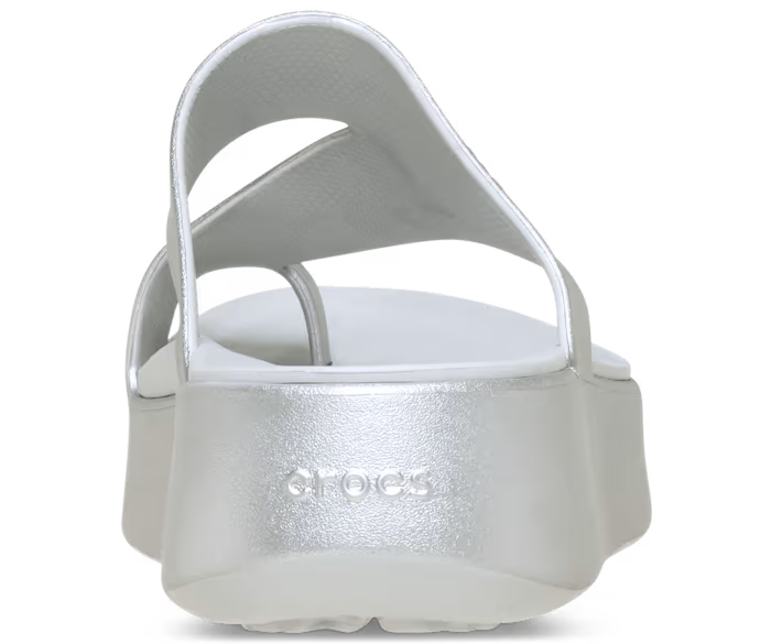 Crocs Getaway Platform Toe Loop Metallic Sandal ALT160