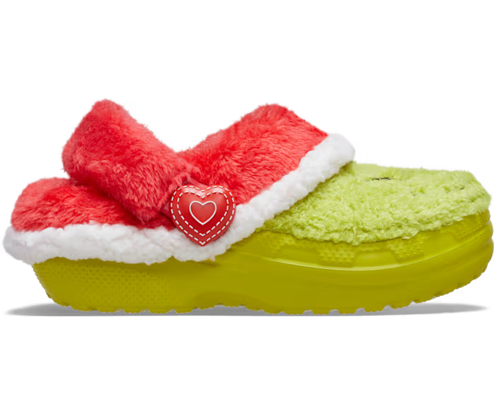 Crocs Kid's The Grinch Classic Lined Clog ALT100