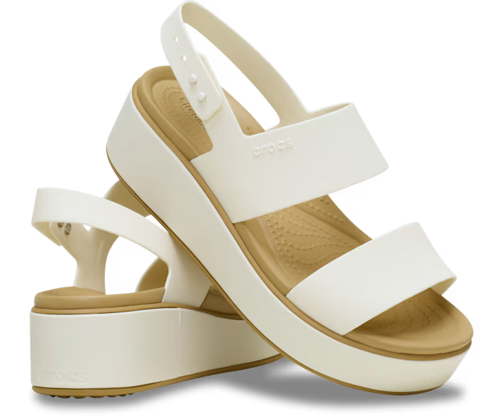 Crocs Brooklyn Low Wedge Matte Wrap Sandal ALT110