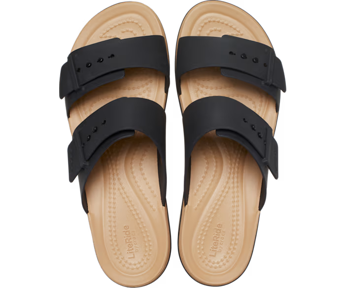Crocs Brooklyn Buckle Low Wedge Matte Wrap Sandal ALT120