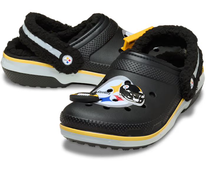 Crocs NFL Pittsburgh Steelers Classic Lined Clog ALT110