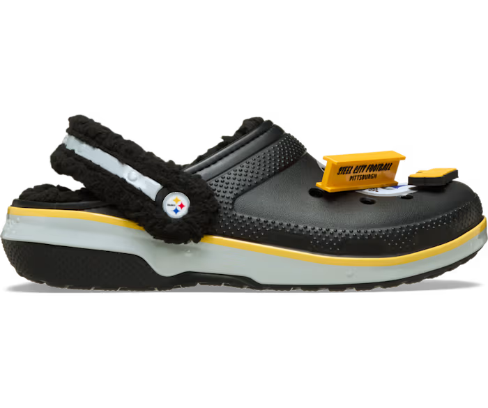 Crocs NFL Pittsburgh Steelers Classic Lined Clog ALT120
