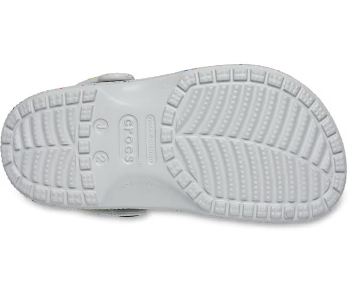 Crocs Kids' Classic Glow Paint Splatter Clog ALT130