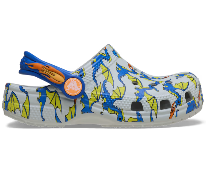 Crocs Toddler Classic Dragon Graphic Clog ALT100
