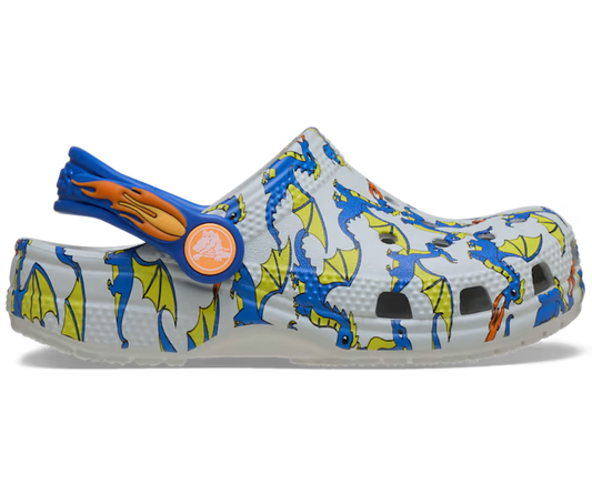Crocs Toddler Classic Dragon Graphic Clog ALT100
