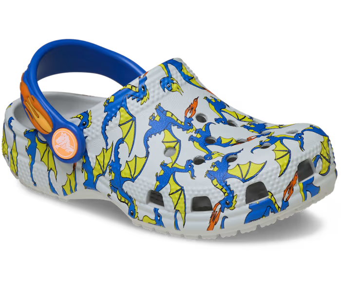 Crocs Toddler Classic Dragon Graphic Clog ALT140