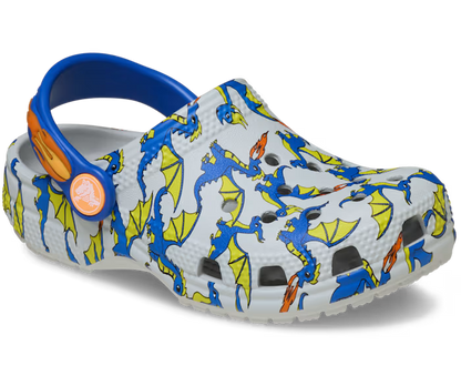 Crocs Toddler Classic Dragon Graphic Clog ALT140