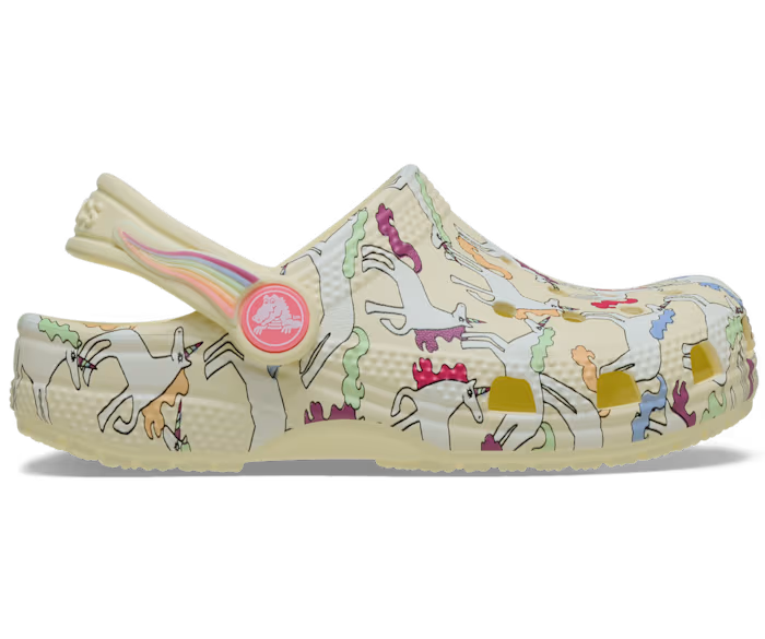 Crocs Toddler Classic Unicorn Graphic Clog ALT100