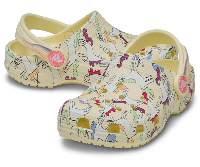 Crocs Toddler Classic Unicorn Graphic Clog ALT110