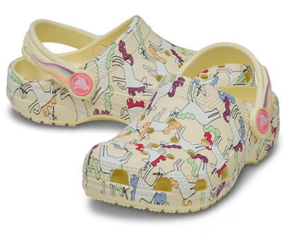 Crocs Toddler Classic Unicorn Graphic Clog ALT110