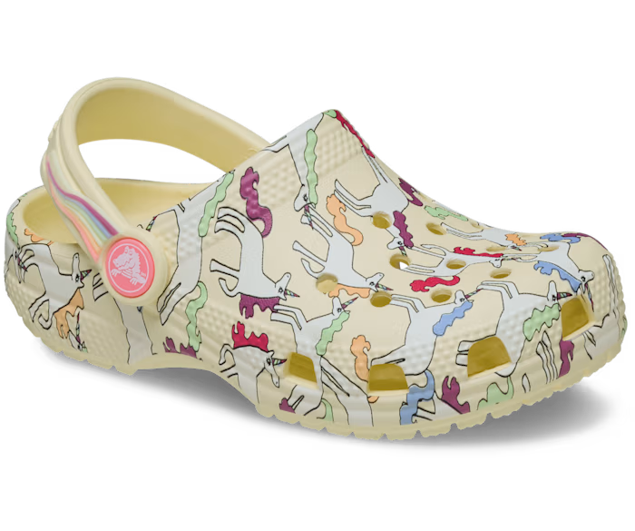 Crocs Toddler Classic Unicorn Graphic Clog ALT140