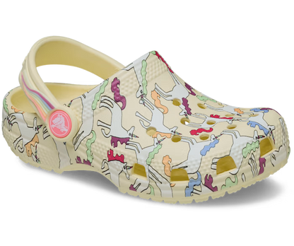 Crocs Toddler Classic Unicorn Graphic Clog ALT140