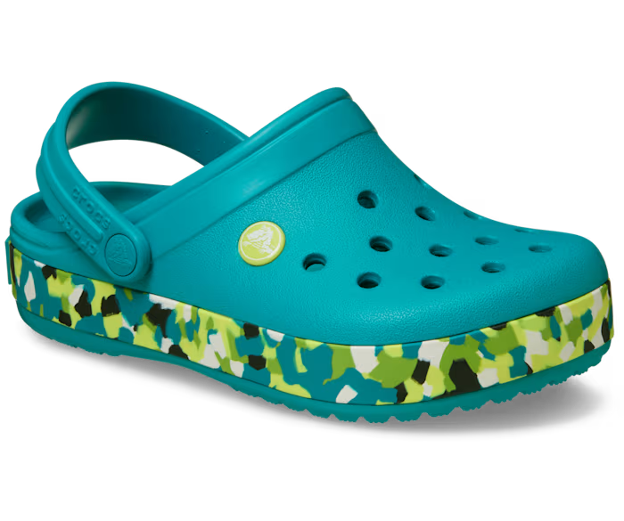 Crocs Kids' Crocband Glow Confetti Band Clog ALT140