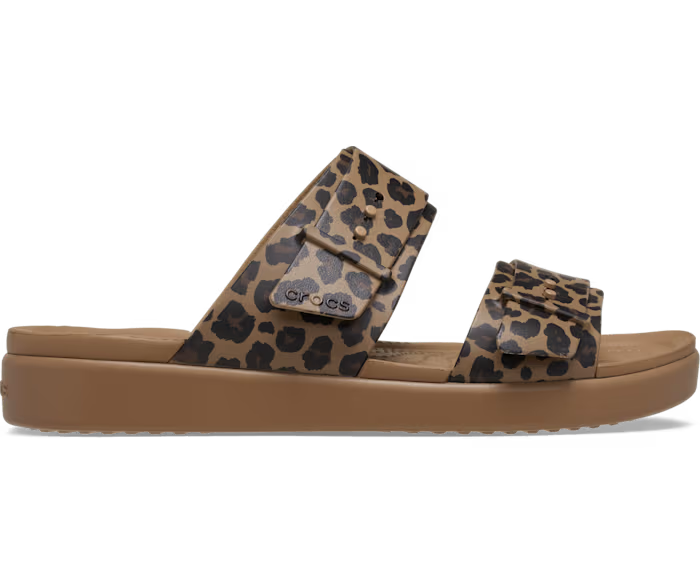 Crocs Brooklyn Buckle Low Low Animal Sandal ALT100