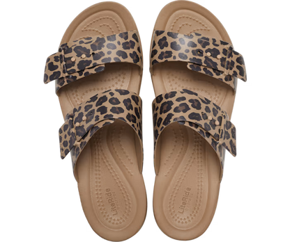 Crocs Brooklyn Buckle Low Low Animal Sandal ALT120