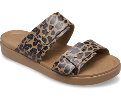 Crocs Brooklyn Buckle Low Low Animal Sandal ALT140
