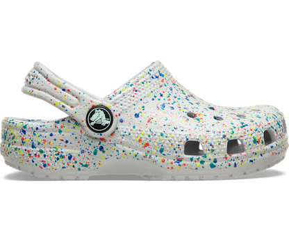 Crocs Toddler Classic Glow Paint Splatter Clog ALT100