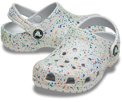 Crocs Toddler Classic Glow Paint Splatter Clog ALT110