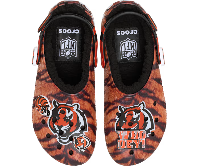 Crocs NFL Cincinnati Bengals Classic Lined Clog ALT100