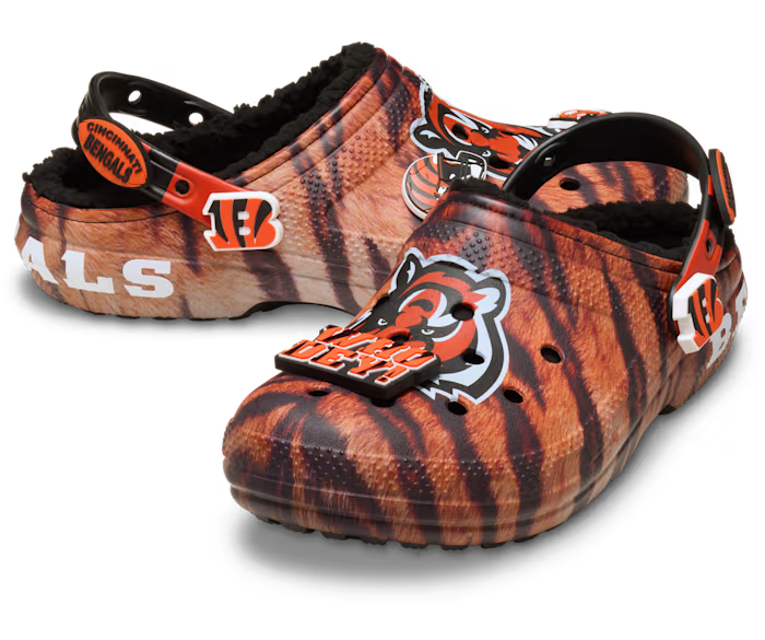 Crocs NFL Cincinnati Bengals Classic Lined Clog ALT110