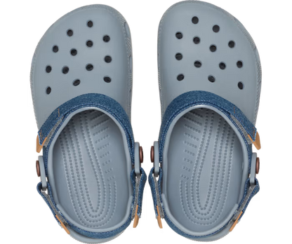 Crocs Kids' Classic Denim Adjustable Backstrap Clog ALT120