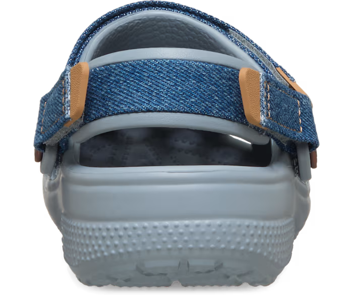 Crocs Kids' Classic Denim Adjustable Backstrap Clog ALT160